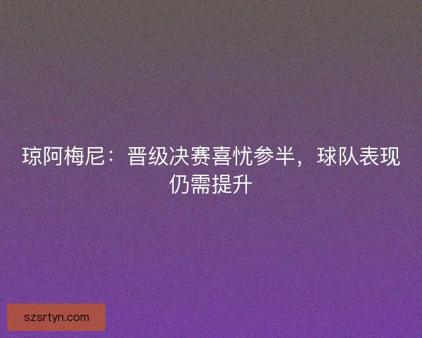 琼阿梅尼：晋级决赛喜忧参半，球队表现仍需提升